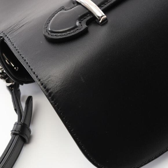 GUCCI Black Leather Shoulder Bag - Picture 8 of 10